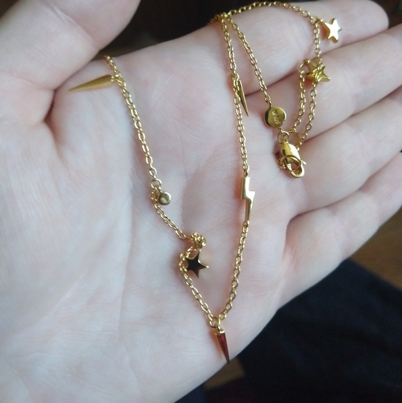 Jewelry Missoma 18k Vermeil 925 Twilight Necklace Lightning Bolt Star